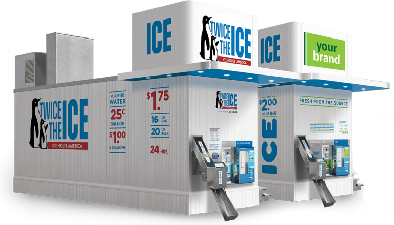 industrial ice vending machine